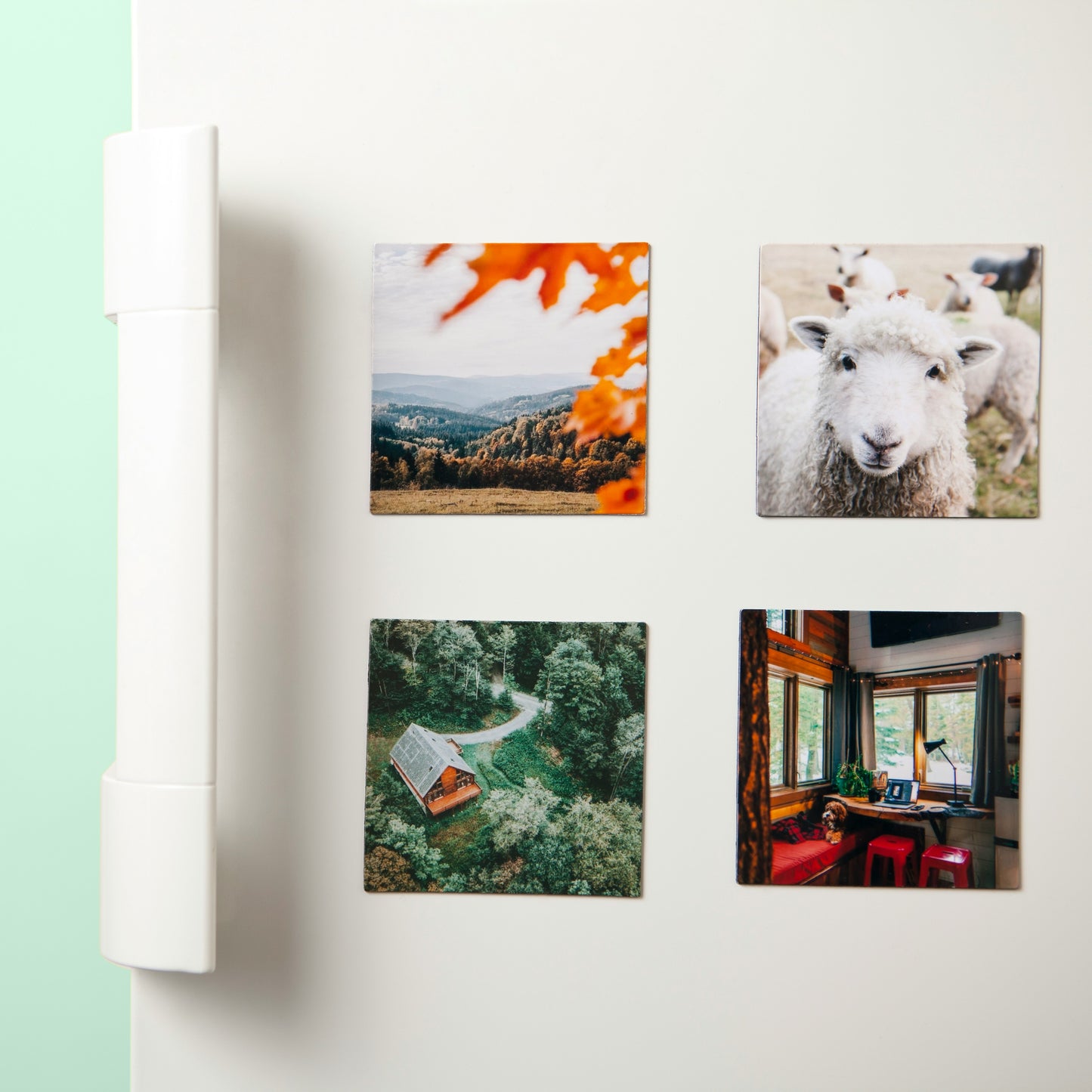 2"X 2" Custom Photo Magnets